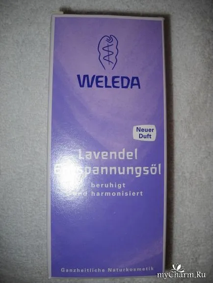 Levendula olaj - Weleda - egyszerű módja annak, hogy a harmónia - Weleda relaxáló olaj levendula