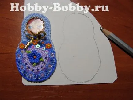 Matryoshka gyöngyök, hímzés-lépéses folyamat - diagramok és u - Beads - mesterkurzusokon kézimunka