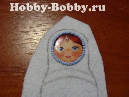 Matryoshka de mărgele, proces de broderie cu pas - diagrame și u - Margele - cursuri de master în brodată