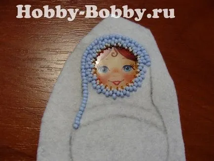 Matryoshka de mărgele, proces de broderie cu pas - diagrame și u - Margele - cursuri de master în brodată