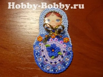 Matryoshka gyöngyök, hímzés-lépéses folyamat - diagramok és u - Beads - mesterkurzusokon kézimunka