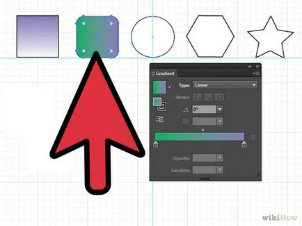 Amint az Illustrator, hogy a gradiens