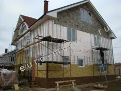 Decorarea casei siding, costul de instalare de vinil siding și preț, panouri și siding placare