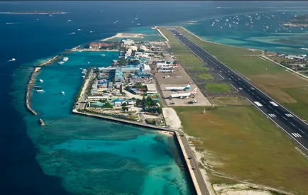 centru de afaceri Insula Male Maldive, în mijlocul oceanului