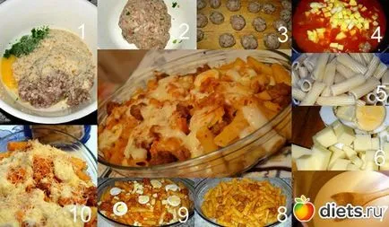 Tészta al forno (tésztát al forno) verseny „receptek az olasz konyha” csoport