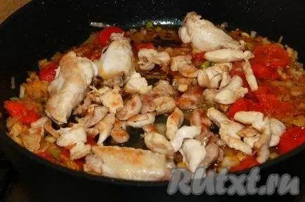 Paella csirkével - recept fotókkal