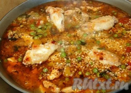 Paella csirkével - recept fotókkal