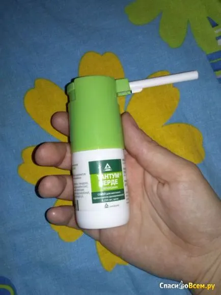 Vélemény a torok spray-Tantum Verde már gyógyítható stomatitis a gyermek