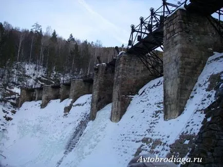 vâltori Dam - praguri hidroelectrice avtobrodyaga