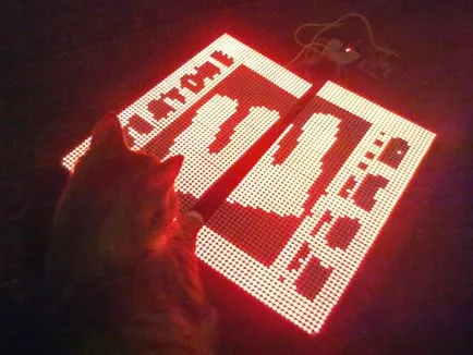 Proiecte pe microcontrolere - Arhivă Site - modul de a face panou publicitar cu LED-uri