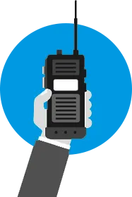 Walkie-talkie și de radio de la un magazin online de 