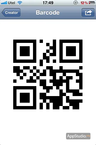 Qr четец за iphone - да признаят и да се създаде QR-кодове - appstudio Проект