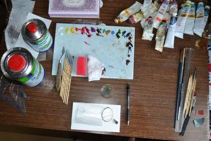 Gyöngyházfényű festék a medál a technika lakk miniatűr festmény Fedoskino - Fair Masters - Hand