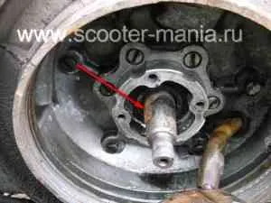 Repararea dinastartera scuter „furnică“, scutere si motociclete