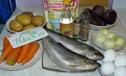 Hering alatt bunda vicces saláta recept lépésről lépésre fotók