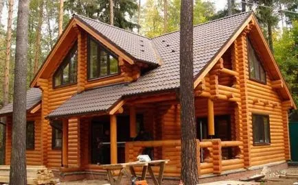 Secretele de construire de case din lemn