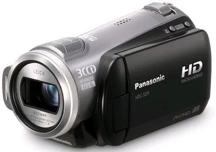 Sd-camera video panasonic - viteza, fiabilitatea, compactitatea, stil