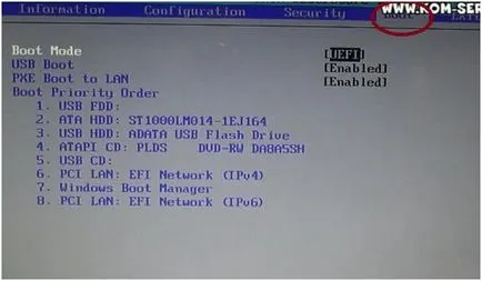 Cum de a accesa și configura bios laptop lenovo s510p pentru a instala Windows sau Windows 7, 8 cu stick-ul sau