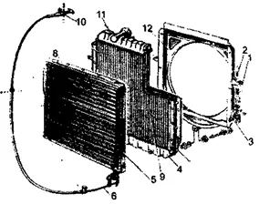 Превозното средство охлаждане на двигателя система КАМАЗ-4310