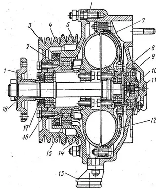 Gépjármű motor hűtőrendszere Kamaz-4310