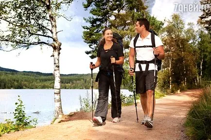 Nordic Walking titka annak hatékonyságát, és hogyan kell járni botokkal