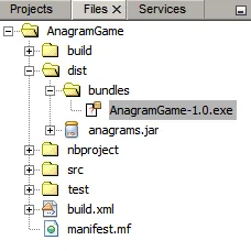 Създаване на пакети, вградени в NetBeans на идни