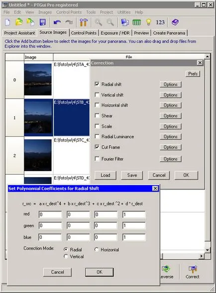 Készítsen panorámaképeket a programban ptgui Pro 8