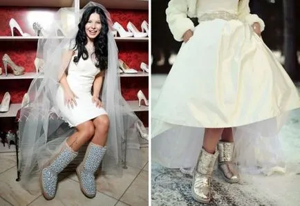 Boots nunta - imagine la modă pentru mireasa »
