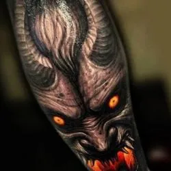 Tatuaj valoare demon, 37 fotografii, schițe