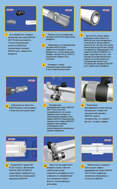 Sudarea conductelor metalice tuburi de polipropilenă pert-al-pert și armat MPP-al-PPR