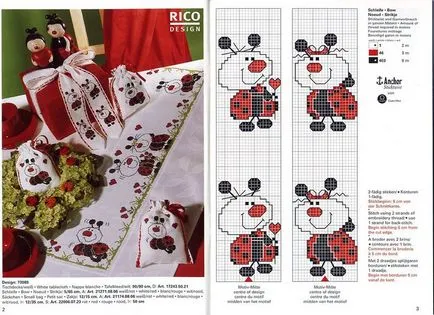 Reakcióvázlat hímzés ladybirds