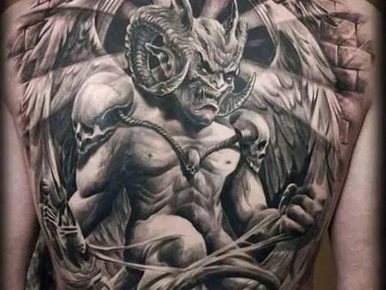 Tatuaj demon - valoare desene sau modele tatuaj și fotografii