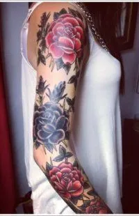Rose tatuaj istorie, semnificație, schițe, fotografii