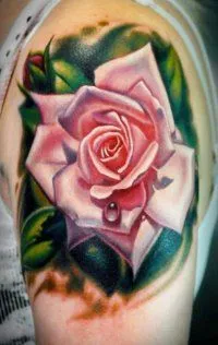 Rose tatuaj istorie, semnificație, schițe, fotografii