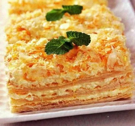 Napóleon torta kész leveles tészta, mint hogy, süt