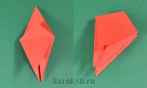 Tulip - съраунд оригами цвете за деца от 8 години, драсканица