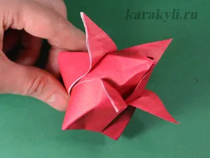 Tulip - surround origami virág gyerekeknek 8 éves, irkál
