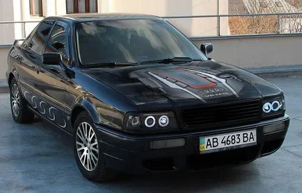 Tuning Audi fényszóró kezével 80