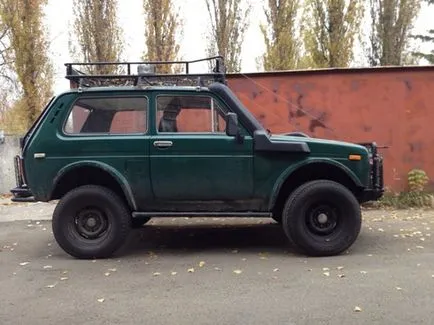 Tuning Niva - câmpuri snorkel și gidropodgotovka, Chevy-Niva și UAZ Patriot