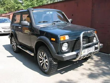 Tuning Niva - câmpuri snorkel și gidropodgotovka, Chevy-Niva și UAZ Patriot