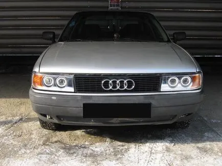 Tuning Audi fényszóró kezével 80