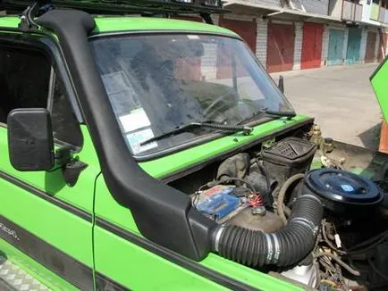 Tuning Niva - câmpuri snorkel și gidropodgotovka, Chevy-Niva și UAZ Patriot