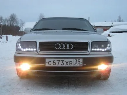 Tuning Audi fényszóró kezével 80