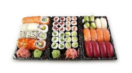 Kalória sushi és hengerek
