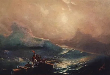 Aivazovsky fotografie pictura cu nume (cel mai cunoscut)