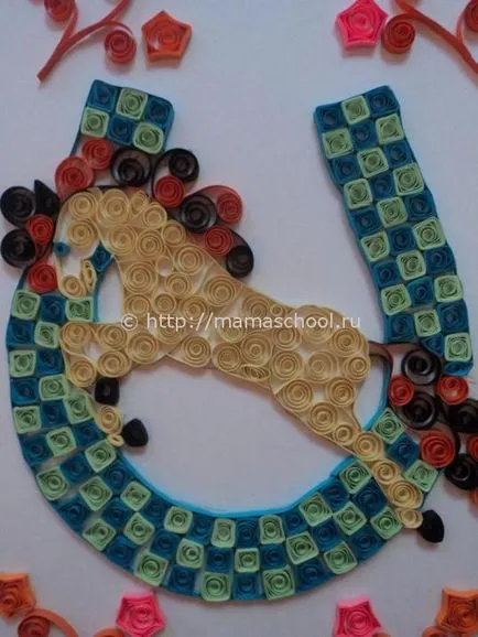 Quilling kép a mester osztály az új 2014