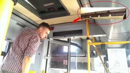 Instalarea monitorului în autobuz NEFAZ cu podea joasă - experiențe de partajare - publicitate video în oraș