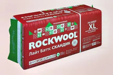 Rockwool изолация, която сама по себе си осигурява и това, което се състои от, изолира рамка къща