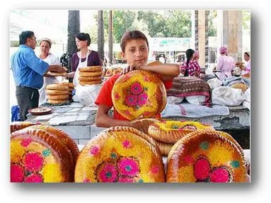 Üzbegisztán Szamarkand tortilla tortilla recept típusú történelem legenda hagyomány