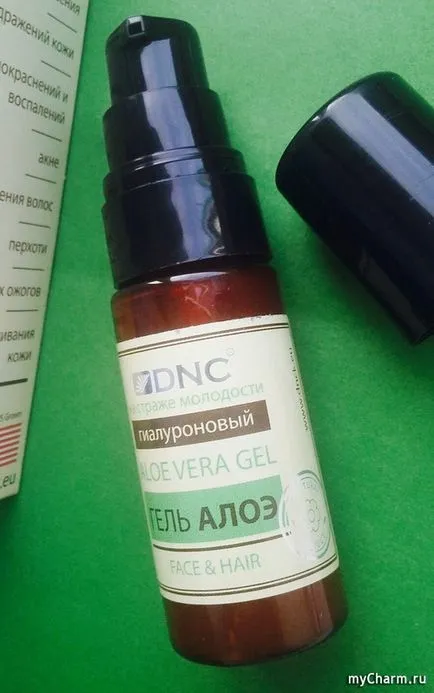 Toate proprietățile valoroase de suc de aloe în gel de hialuronicde DNC - DNC gel de aloe hialuronic